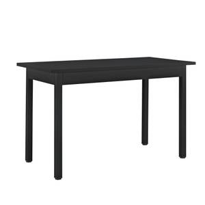 Set Table 4 Chaises Honningsvåg Noir - Métal - 60 x 75 x 120 cm