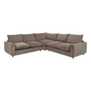 Ecksofa Steeton Beige - Textil - 283 x 90 x 283 cm