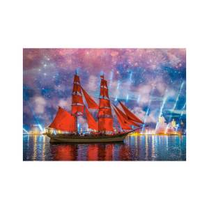 Puzzle Rote Fregatte 1000 Teile Papier - 25 x 5 x 35 cm