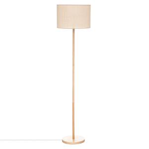 Lampadaire DELLA Beige - Bois massif - 36 x 150 x 36 cm