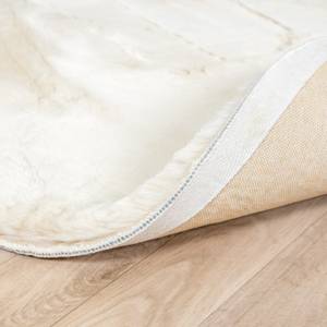 Hochflor Teppich R Comfy Creme - 160 x 160 cm