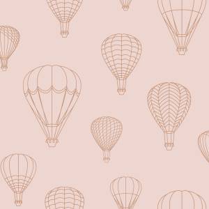 Tapete Luftballons 7449 Pink