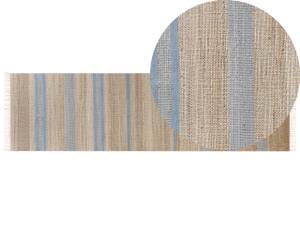 Teppich TALPUR Beige - Blau - Creme - Petrol