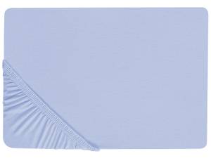 Drap housse JANBU Bleu - Bleu clair - Largeur : 160 cm