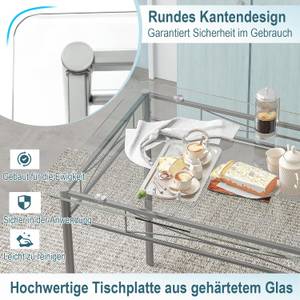 Essgruppe aus Glas (5 teilig) Braun - Glas