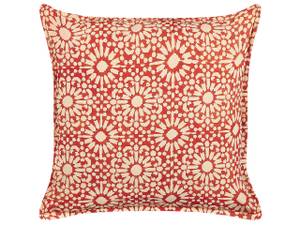 Coussin décoratif CEIBA Beige - Crème - Rouge - Nombre de pièces dans le lot : 1