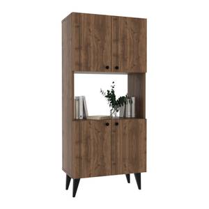 Beistellschrank Nes Braun - Holzwerkstoff - 60 x 135 x 32 cm