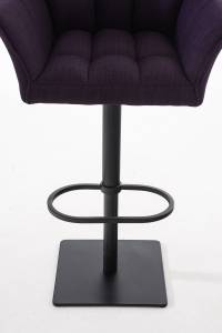 Tabouret de bar Damaso Mauve - Noir