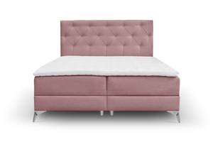 Boxspringbett Lilotte Pink - Breite: 200 cm