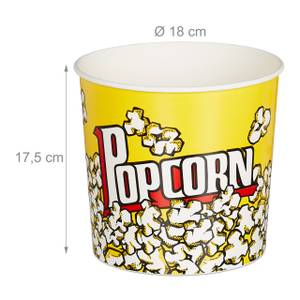 48 x Popcorn Eimer wiederverwendbar Anzahl Teile im Set: 48