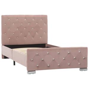 Bettgestell 3001902 Pink - Silber - Breite: 96 cm