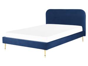 Doppelbett FLAYAT Blau - Gold - Marineblau - Breite: 173 cm