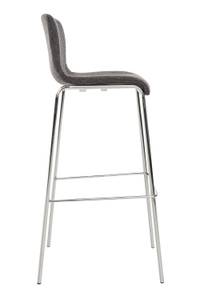 Tabouret de bar Hover Lot de 2 Gris lumineux - Argenté