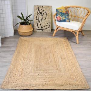 Tapis jute NATURE Beige - Fibres naturelles - 160 x 15 x 230 cm