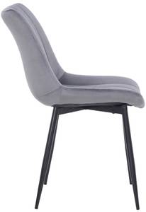 Chaise de salle à manger Rahden Lot de 2 Gris