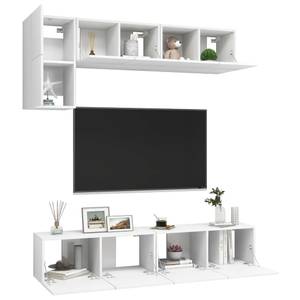 TV-Schrank 5er Set D545 Schneeweiß