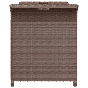 Gartenbank 3002806 Braun - Metall - Polyrattan - 116 x 57 x 46 cm