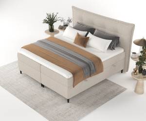 Premium Boxspringbett LasPalmas Beige - Breite: 173 cm