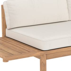 Canapé de jardin Nadila Marron - Bois massif - 180 x 60 x 81 cm