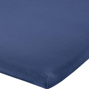 Topper-Spannbettlaken 111471 Hochglanz Nachtblau - 120-130 x 200-220 cm