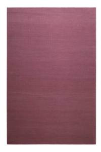 Handweb-Teppich Nizza Violett - Rot - Naturfaser - Textil - 200 x 1 x 290 cm