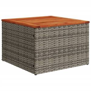 Gartensitzgruppe K6297(8-tlg) Grau - Massivholz - 69 x 62 x 62 cm