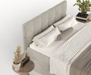 Boxspringbett Shay Beige - Grau - Breite: 200 cm