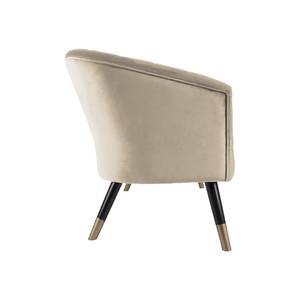 Canapé 2 places en velours beige Beige - Marron