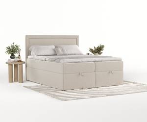 Premium Boxspringbett Pao Beige - Breite: 200 cm