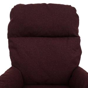 Relaxsessel + Hocker L12 drehbar Bordeaux