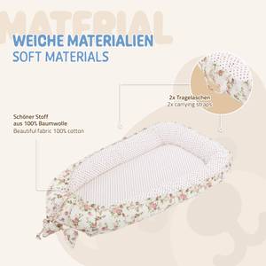 Babynest zweiseitig Weiß