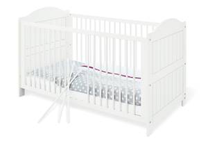 Zimmer Nina breit 3-tlg. Babybett, Wickelkommode mit Schubladen & Kleiderschrank 2-türig