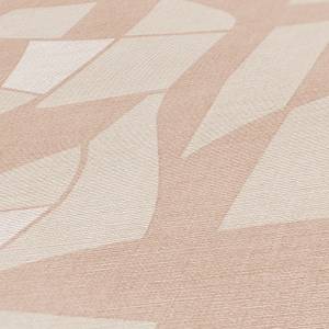 Geometrische Tapete Vlies Beige Creme Beige - Cremeweiß