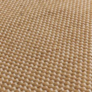 Baumwollteppich Khara Gelb - Textil - 140 x 6 x 200 cm