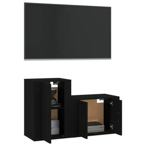 TV-Schrank 2er Set D515 Schwarz