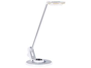 Lampe de bureau CORVUS Argenté - Blanc