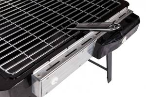 Holzkohlegrill Schwarz - Metall - 36 x 45 x 54 cm