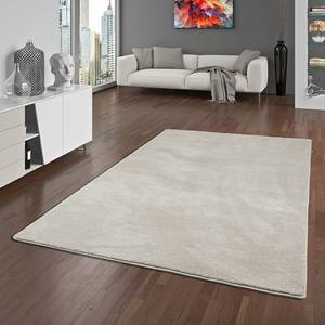 Hochflor Luxus Velours Teppich Touch Perlweiß - 200 x 250 cm