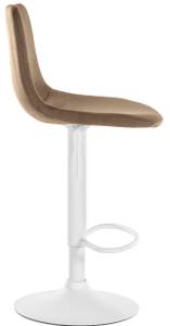 Tabouret de bar Divo Lot de 2 Marron - Blanc