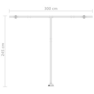 Markise 3006545-3 Gelb - 350 x 1 x 350 cm