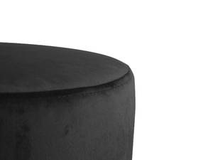 Pouf LAYAL Noir - Textile - 32 x 39 x 32 cm