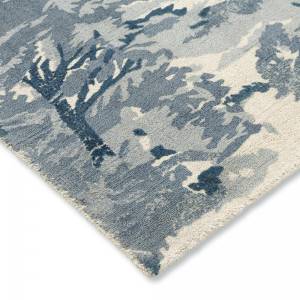 Tapis salon LANDSCAPE Bleu - 170 x 240 cm