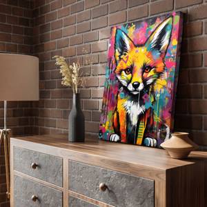 Leinwandbild Fox Slum 70 x 105 cm