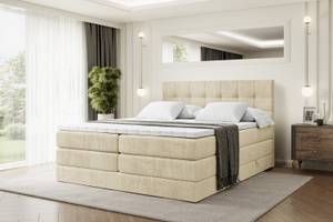 Boxspringbett BERO KING Ecru - Breite: 120 cm