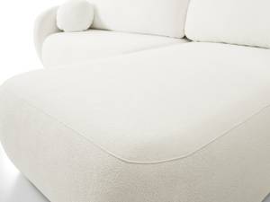 Ecksofa OREO Creme - Armlehne beidseitig montierbar - Ecke davorstehend rechts