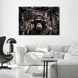 KUNSTDRUCK Cyber Ape DJ Vibes 3 120 x 80 cm