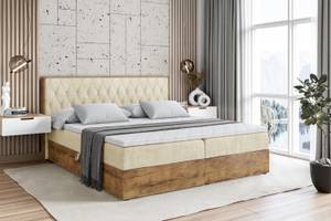 Boxspringbett LOLLI5 Beige - Breite: 160 cm - H3