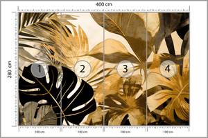 Papier Peint Feuilles Tropicales Plantes 400 x 280 x 280 cm