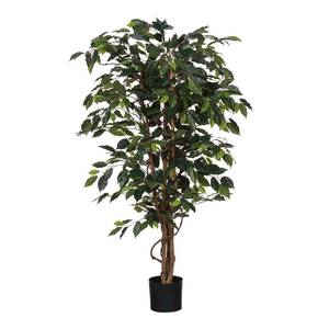 Plante artificielle Ficus Vert - Matière plastique - Textile - 85 x 150 x 85 cm