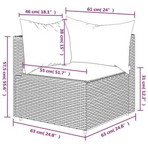 Ecksofa 3029628-1 Braun - Grün